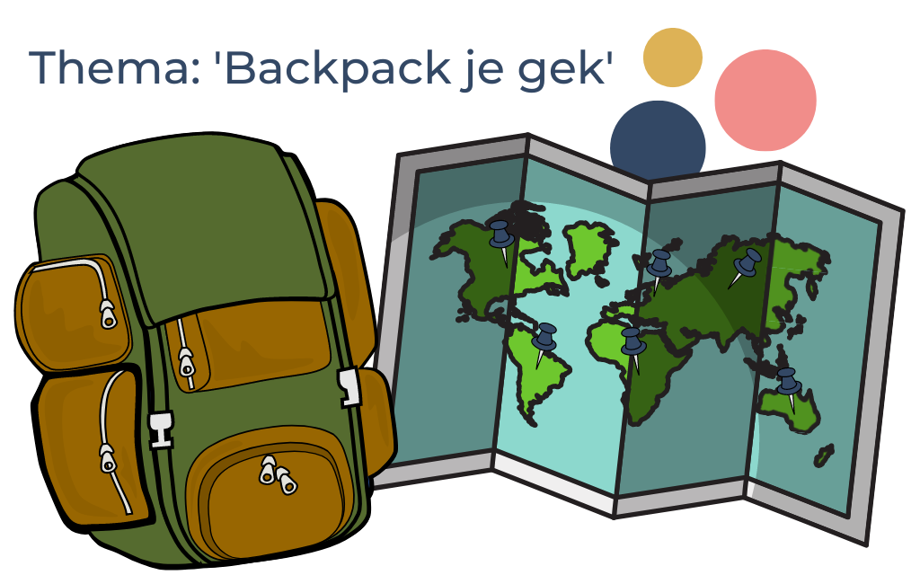 Thema vakantieprogramma Backpack je gek