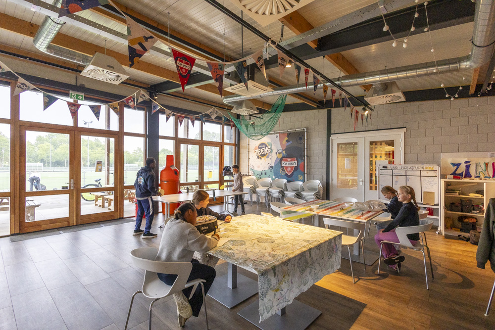 BSO Teens in Vianen in het clubhuis van korfbalvereniging VIKO